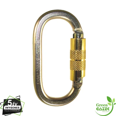 Ovál karabiner, Twistlock