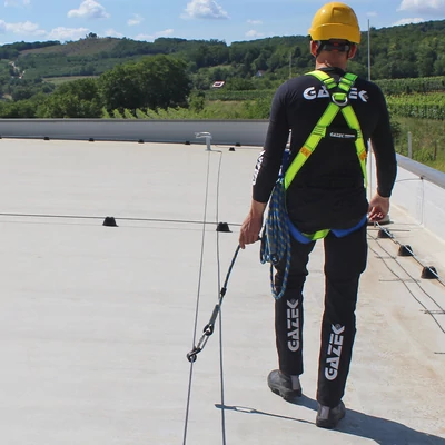 Zuhanásbiztonsági pálya beton és acél felületre 24 m  Zuhanásbiztonsági pálya beton és acél felületre 24 m