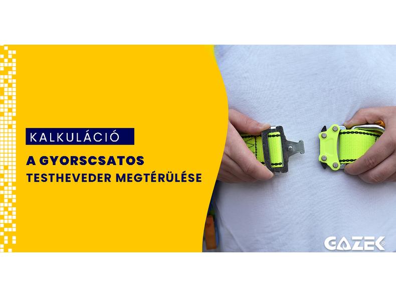 Kalkuláció a gyorscsatos testheveder megtérülésére